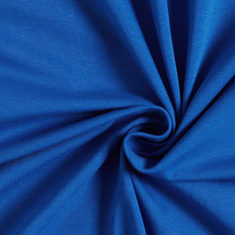 Katoenjersey Medium effen – koningsblauw,  image number 1