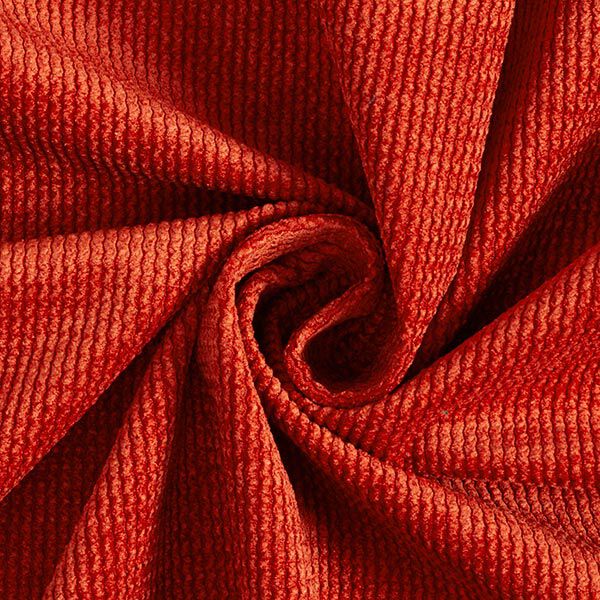 Bekledingsstof Corduroy-look golven – terracotta, image number 1