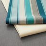 Outdoorstof Canvas gemengde strepen – blauwe spar/greige,  thumbnail number 5