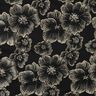 Jacquard 3D-effect bloemen – zwart/amandel,  thumbnail number 1