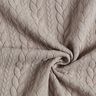 Jerseyjacquard cloqué kabelsteekpatroon – beige,  thumbnail number 3