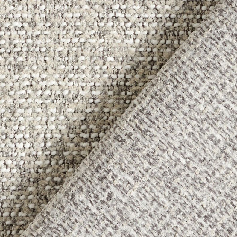 Bekledingsstof Kleurrijk geweven – licht taupe/grijs,  image number 3