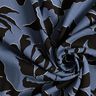 Viscosestof weelderige bladeren  – blauwgrijs/zwart,  thumbnail number 3