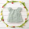 Mousseline/dubbel gehaakte stoffen romantische bloemen – licht mint,  thumbnail number 6