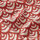 Decostof Canvas Geometrische bogen – vuurrood/wit,  thumbnail number 2