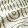 Decostof Half panama abstract gestreept patroon – pijn/natuur,  thumbnail number 2