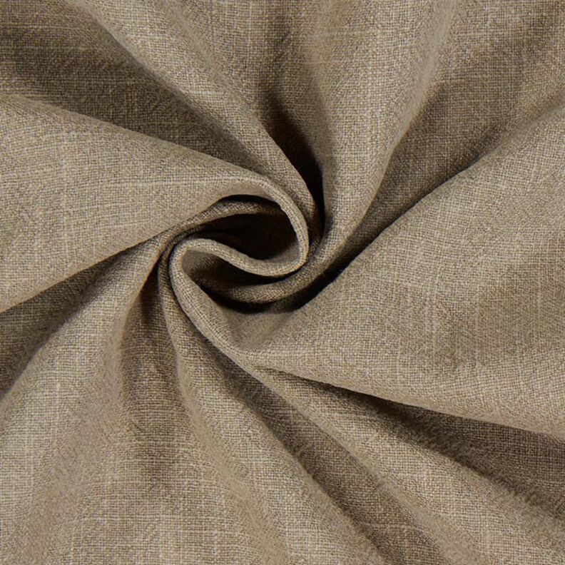 Ramie Linnen stof stone washed, zware kwaliteit – olijf,  image number 2