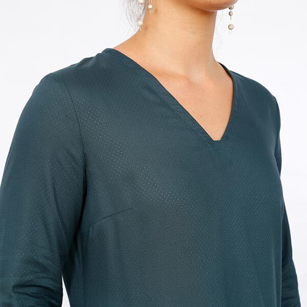 FRAU MARY - jurk met V-hals en rok met ruches, Studio Schnittreif | XS - XXL, image number 7