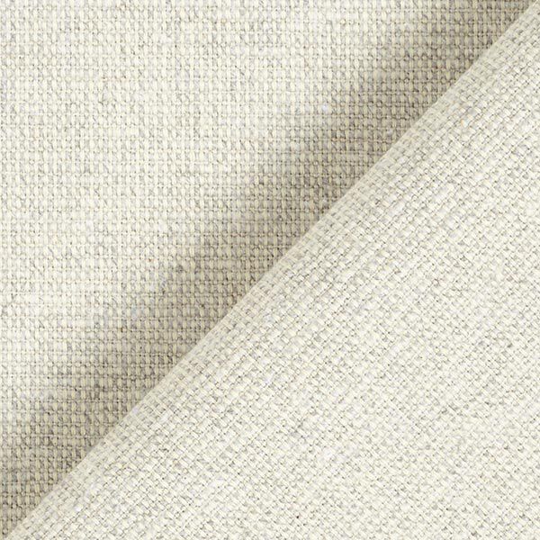 Decostof half panama ribstructuur gerecycled katoen – nevelgrijs,  image number 3