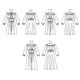 Jurk, Vogue 9076 | 32 - 48,  thumbnail number 5