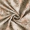 Mousseline/dubbel gehaakte stoffen Zomerbloemen – licht taupe/middelbruin,  thumbnail number 3