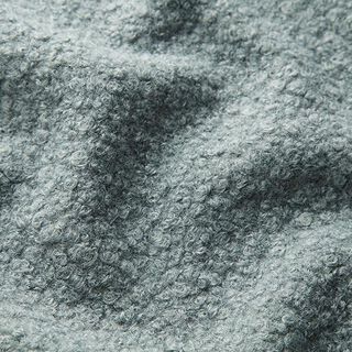 Gewalkte tricot bouclé – blauwgrijs, 