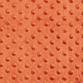 Gezellige fleece reliëfpunten – terracotta, 