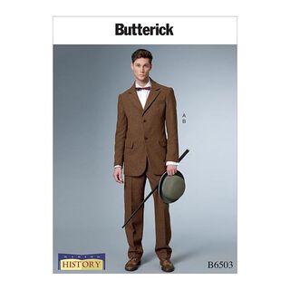 Historisch herenkostuum: Mantel | Broek, Making History 6503 | 56 - 62, 