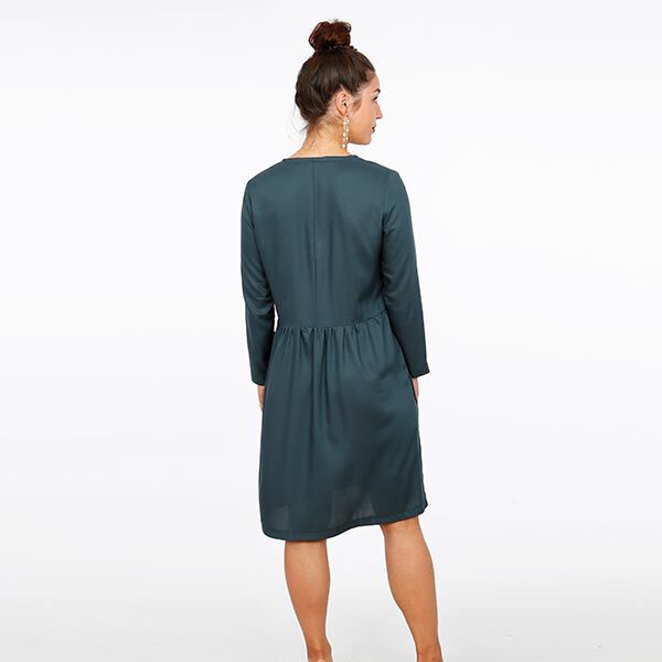 FRAU MARY - jurk met V-hals en rok met ruches, Studio Schnittreif | XS - XXL, image number 5