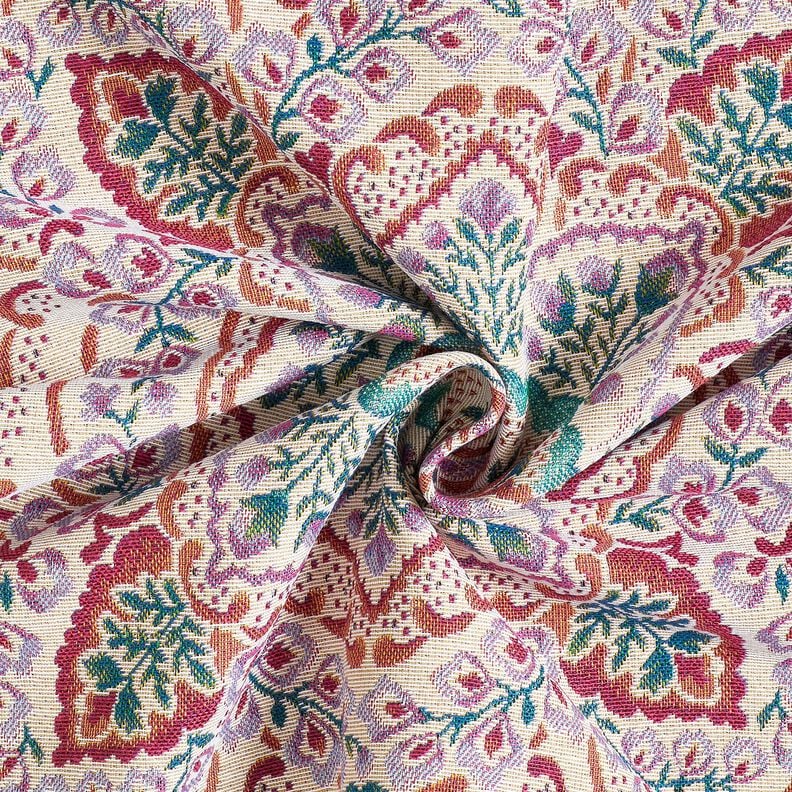 Decopaneel Gobelin grote mandala – pastelviolet/lichtbeige,  image number 3