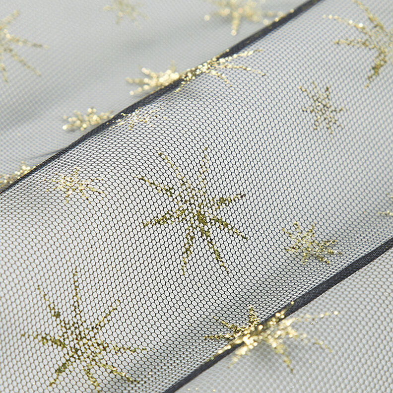 Tule glittersterren – zwart/goud,  image number 2