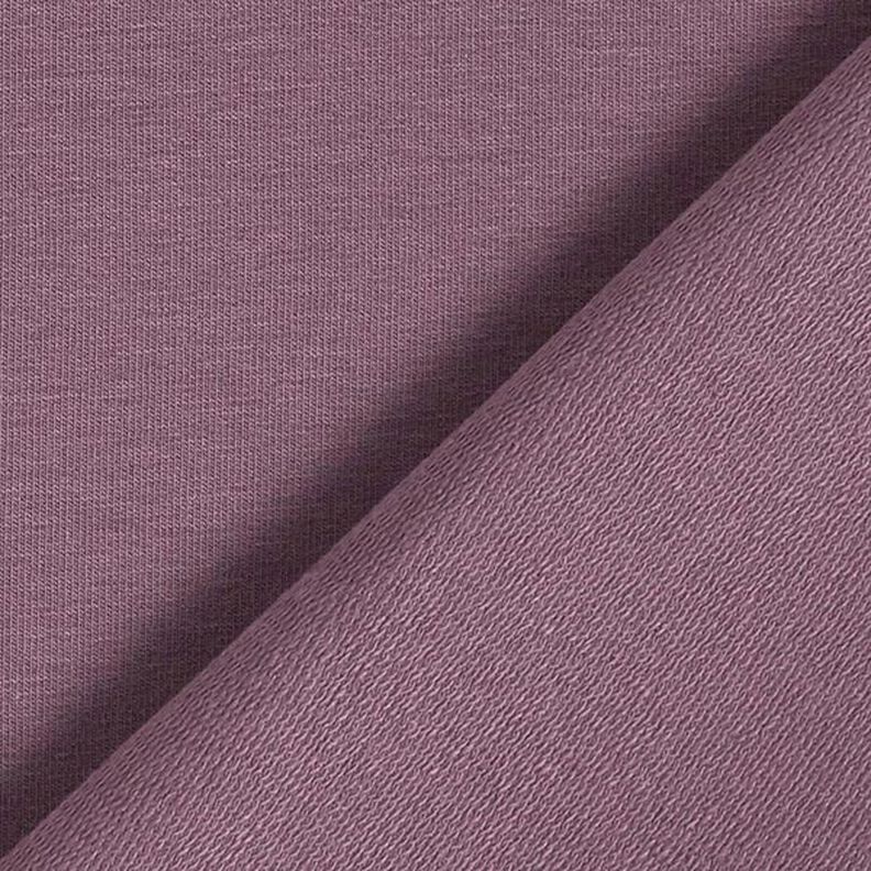 Lichte French Terry effen – aubergine,  image number 5