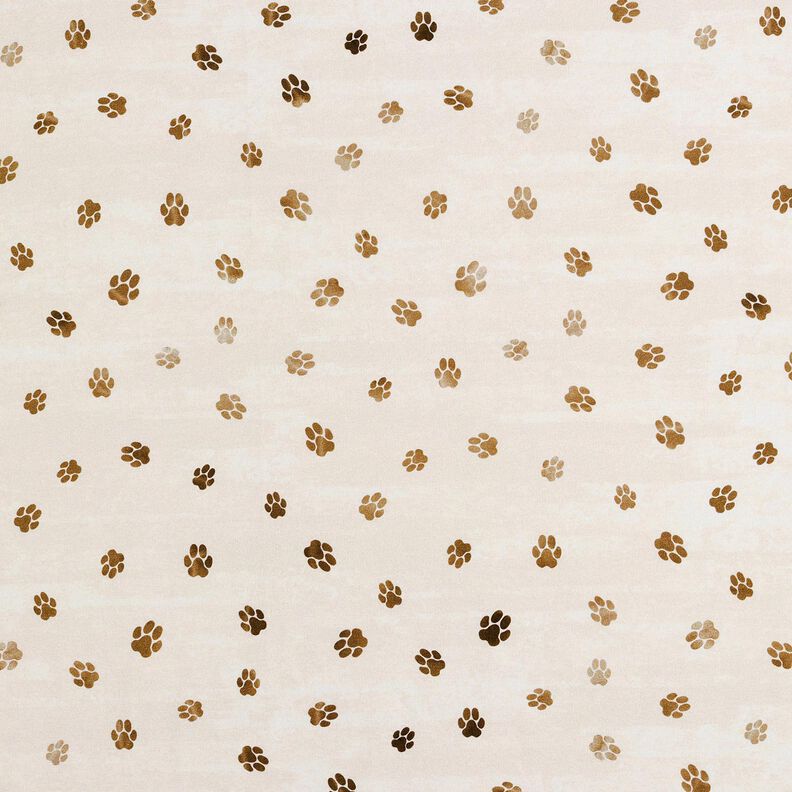 French Terry sommersweat Duitse herder Panel | Glitzerpüppi – lichtbeige,  image number 7