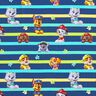 Katoenjersey Licentiestof Paw Patrol gestreept | Viacom – marineblauw,  thumbnail number 1