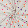 Katoenjersey Neonharten | by Poppy – natuur/neon oranje,  thumbnail number 3