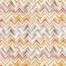 Katoenpopeline Penseelstreek zigzag Digitaal printen – wit/koper,  thumbnail number 1