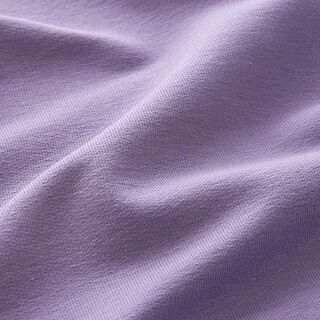 Lichte French Terry effen – pastellila, 