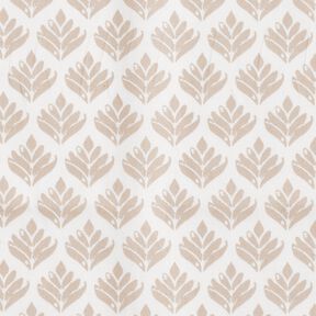 Gecoate katoen abstracte vakken – wit/cashew, 