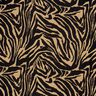 Viscosejersey Zebraprint – mocca/zwart,  thumbnail number 1