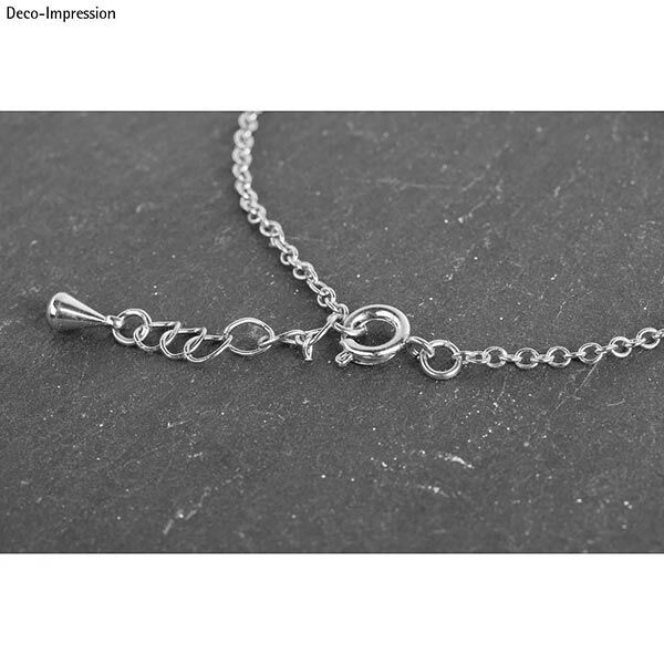 Metalen schakelketting Platina [ 78 cm | 2 mm ø] | Rayher,  image number 2