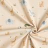 Katoenjersey vrolijke jungledieren – cashew,  thumbnail number 3