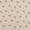 GOTS Katoenjersey verspreide bloemen | Poppy Fabrics – amandel,  thumbnail number 1