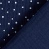 Mousseline/dubbel gehaakte stoffen Stippen – marineblauw/wit,  thumbnail number 4