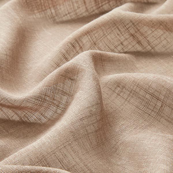 Gordijnstof voile linnenlook 300 cm – duingeel,  image number 2