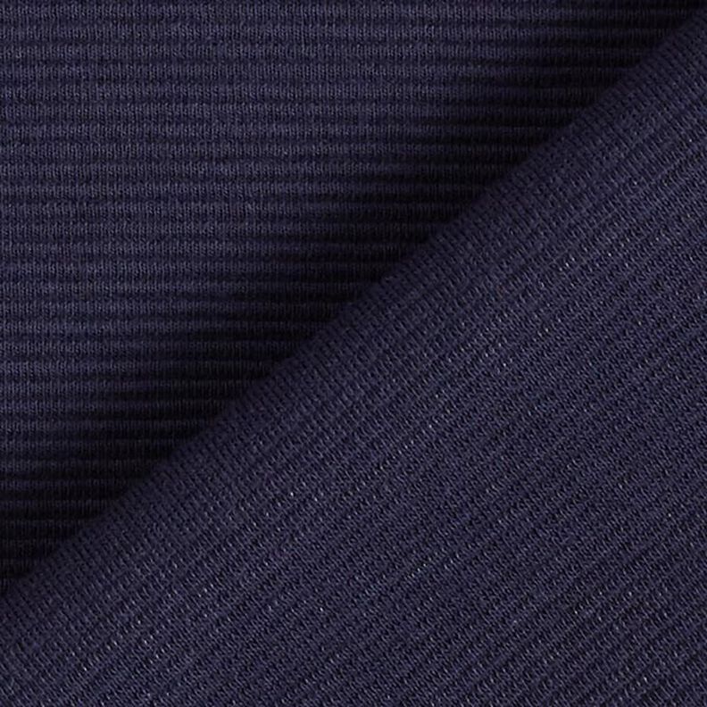 Ottomaanse ribjersey effen – marineblauw,  image number 4