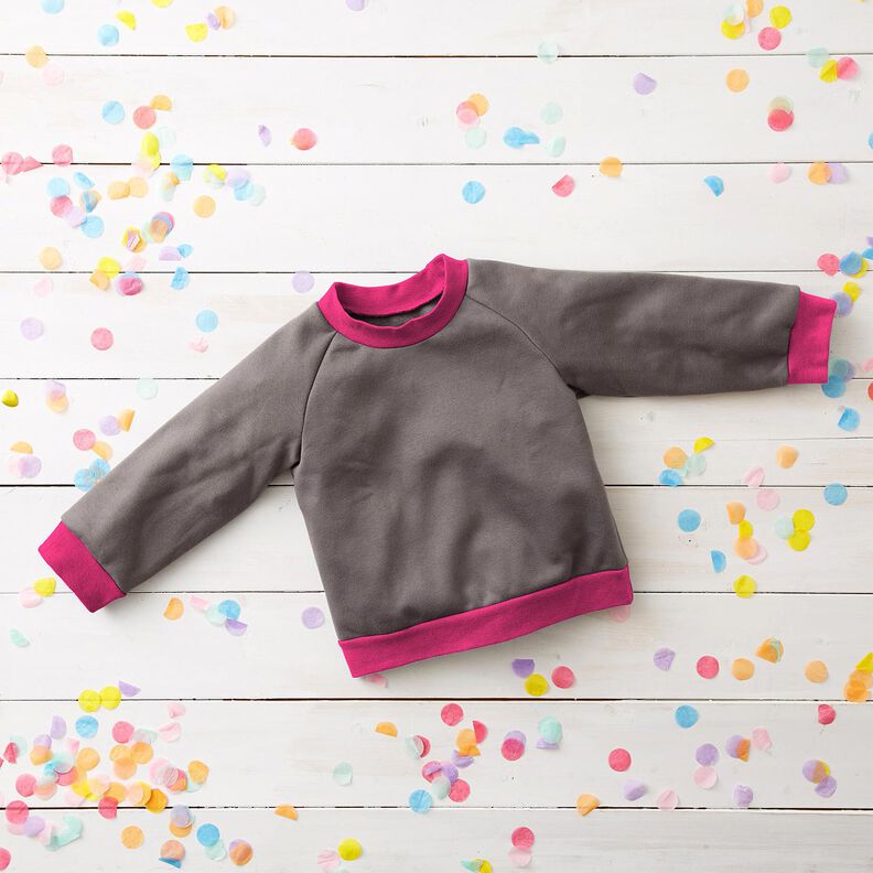 Boordstof effen – intens roze,  image number 4