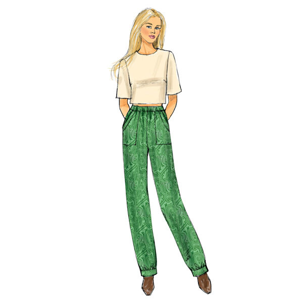 Broek, Butterick 6137|32 - 40, image number 7