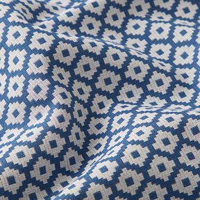 Outdoorstof jacquard Ruiten – blauw, 