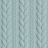 Jerseyjacquard cloqué kabelsteekpatroon – mint,  thumbnail number 1