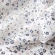 Zijde-viscose-satijn kleine bloemen – wit,  thumbnail number 3