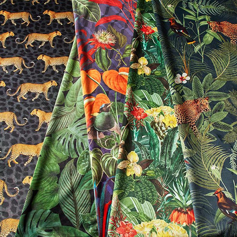 Decoratiefluweel Premium Donkere jungle,  image number 6