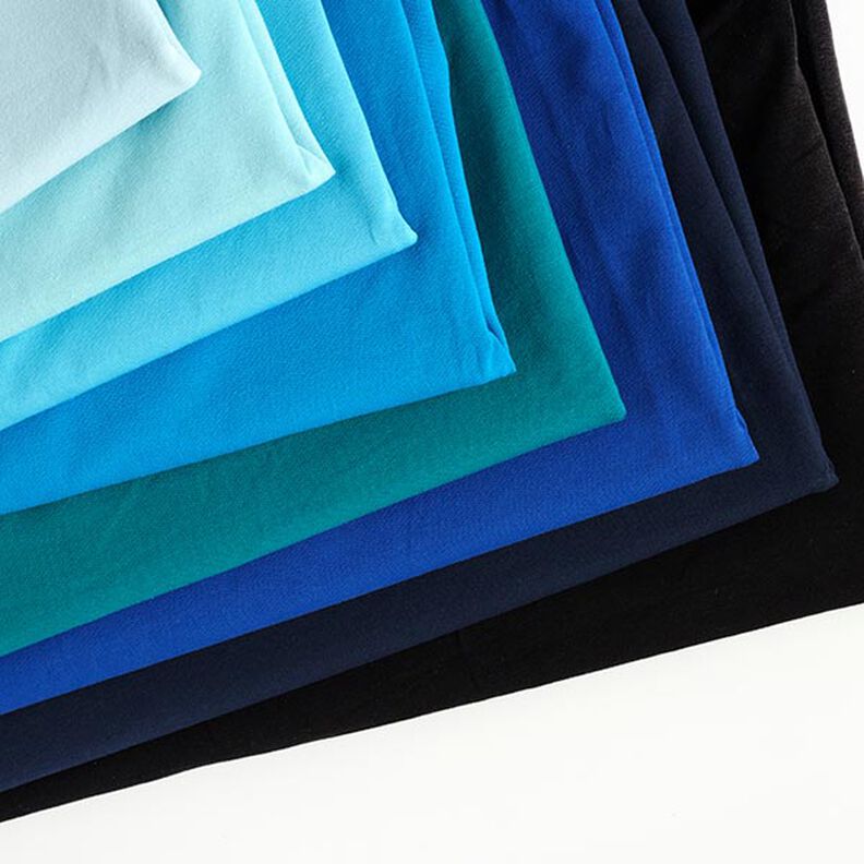 Katoenjersey Medium effen – zwart | Stofrestant 80cm,  image number 5