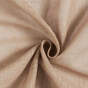 Gordijnstof voile linnenlook 300 cm – duingeel, 