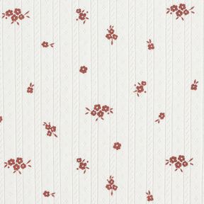 Ajour Katoenjersey Landhuisbloemen – ivoor, 