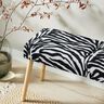 Bekledingsstof Jacquard Zebra – wit/zwart,  thumbnail number 8
