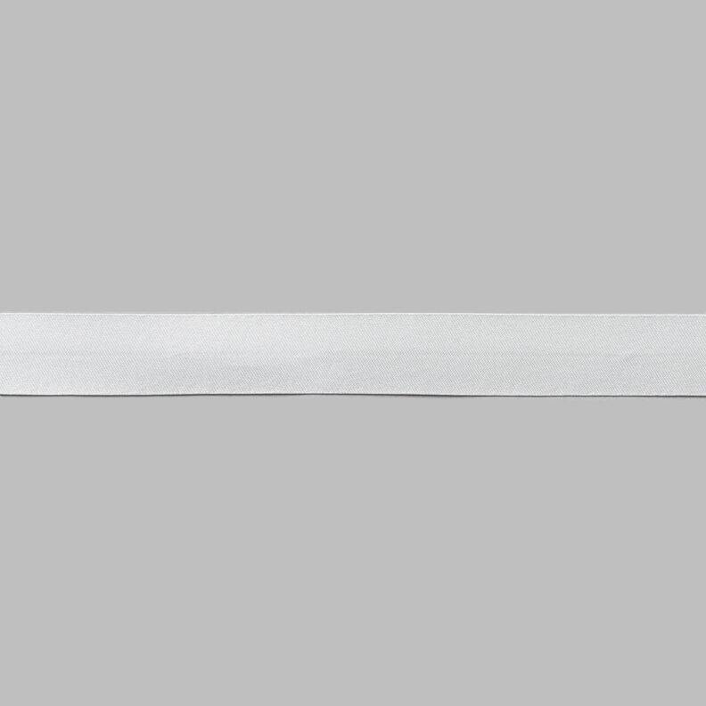 Biasband Satijn [20 mm] – lichtgrijs,  image number 1