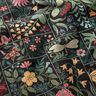 Decostof Gobelin Bloemen-vakjes – zwart,  thumbnail number 2