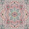 Decopaneel Gobelin grote mandala – pastelviolet/lichtbeige,  thumbnail number 1