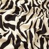 Viscose crêpe zebrapatroon – zwart/ivoor,  thumbnail number 2