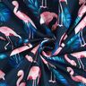 Katoenjersey Flamingo | Glitzerpüppi – nachtblauw/lichtroze,  thumbnail number 3